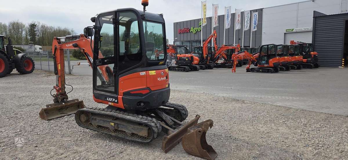 Kubota U27-4, мини-экскаваторы