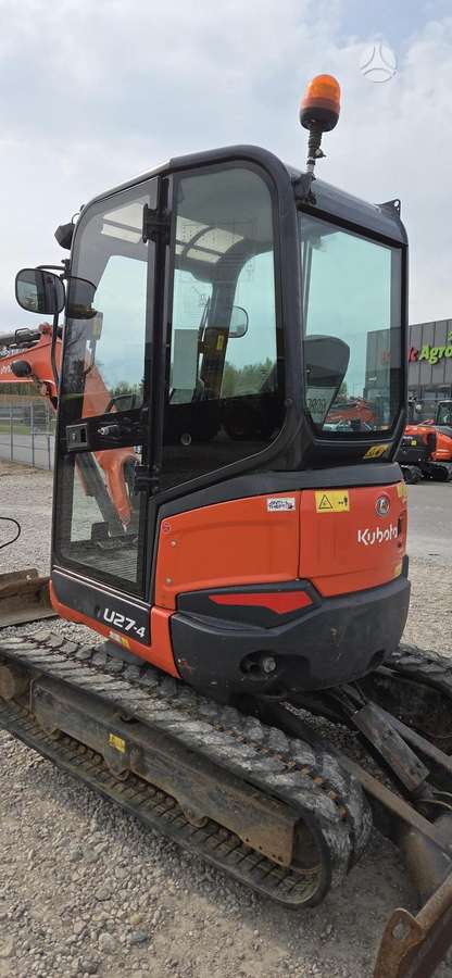 Kubota U27-4, mini ekskavatoriai