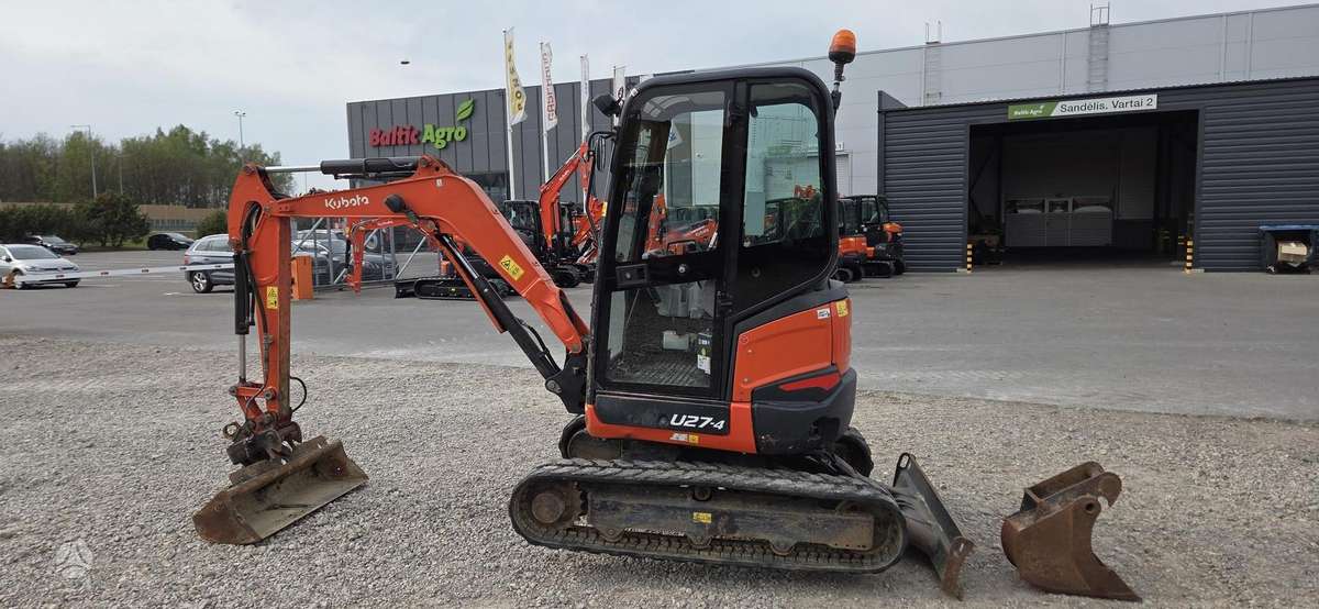 Kubota U27-4, мини-экскаваторы