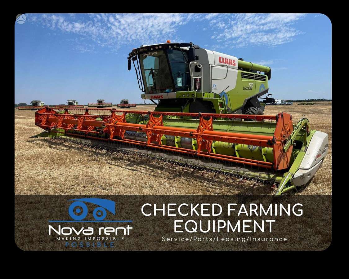Claas Lexion 770TT, комбайны