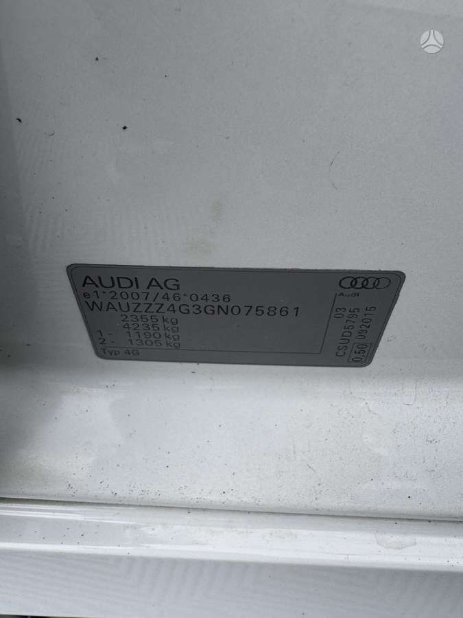 Audi A6, 2.0 l., universalas