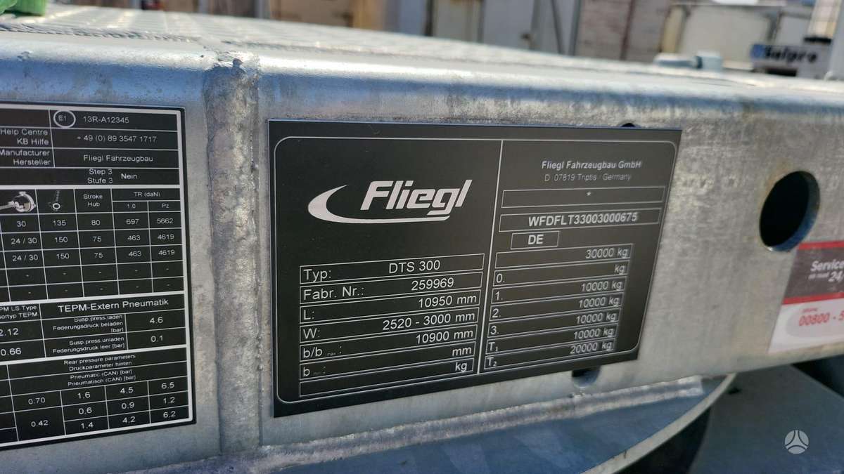 Fliegl DTS-300, custom trailer / semi-trailer