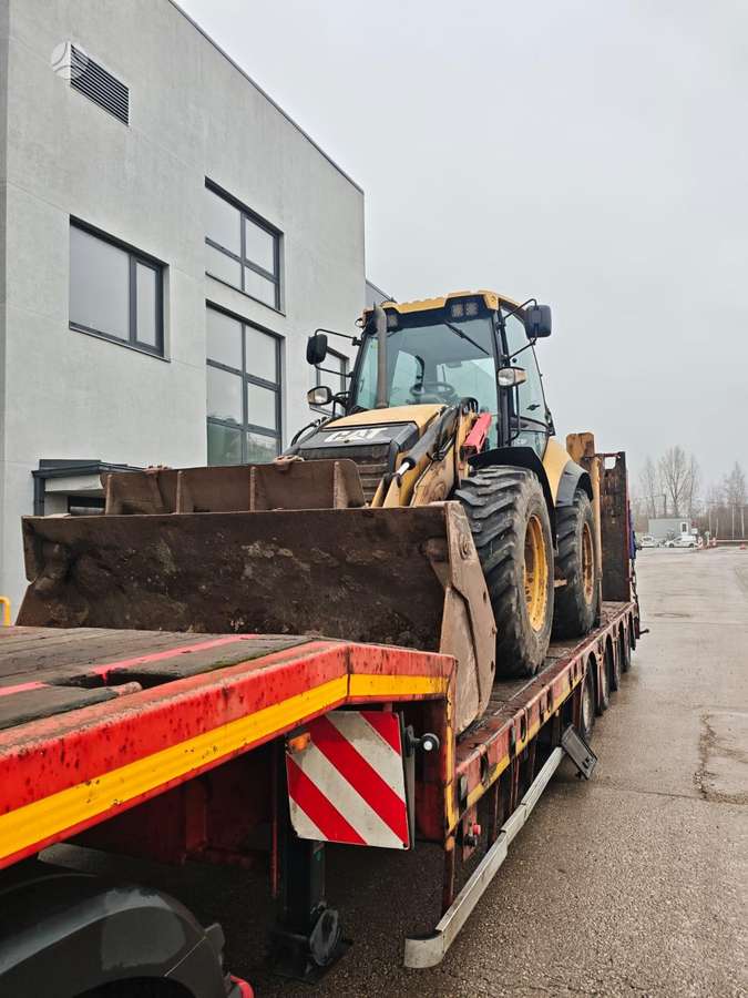 Caterpillar 444F, экскаваторные погрузчики