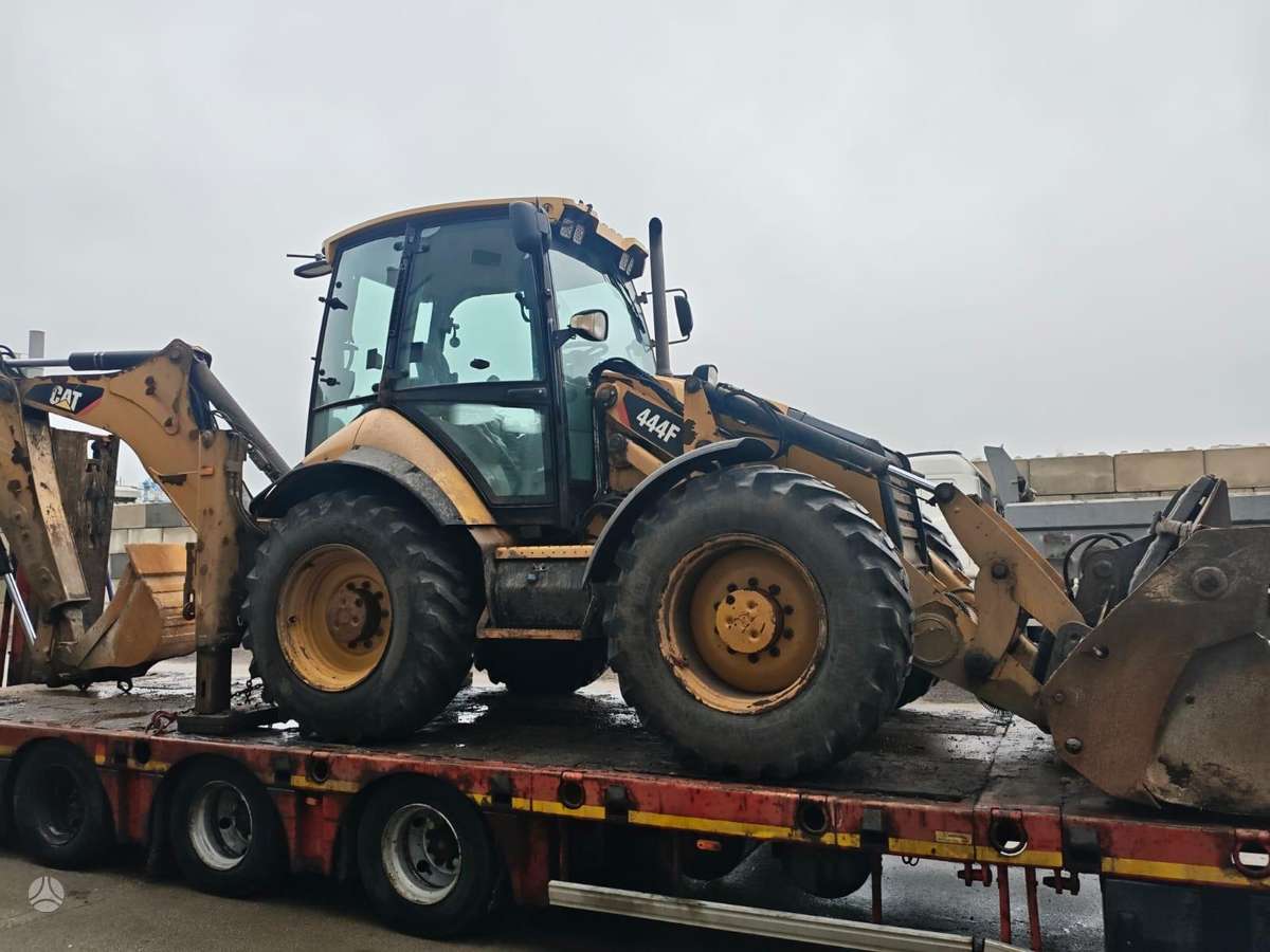 Caterpillar 444F, экскаваторные погрузчики