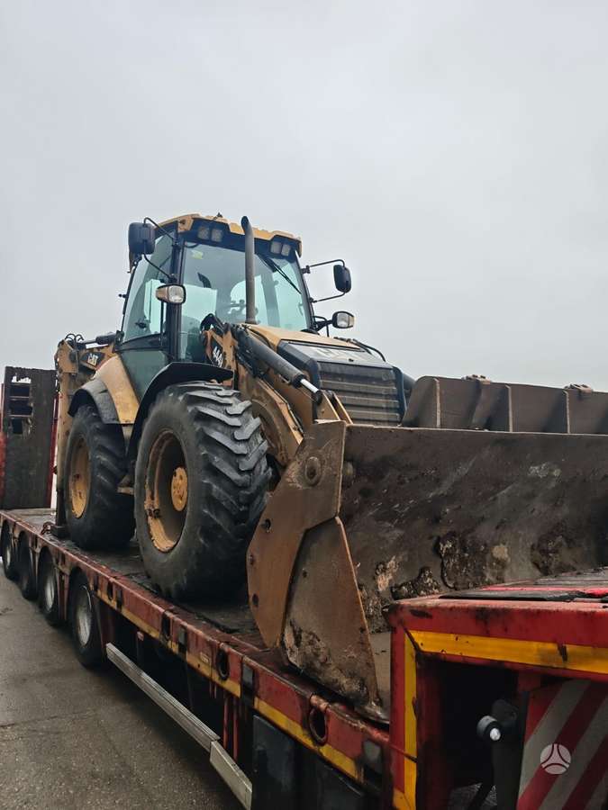 Caterpillar 444F, экскаваторные погрузчики