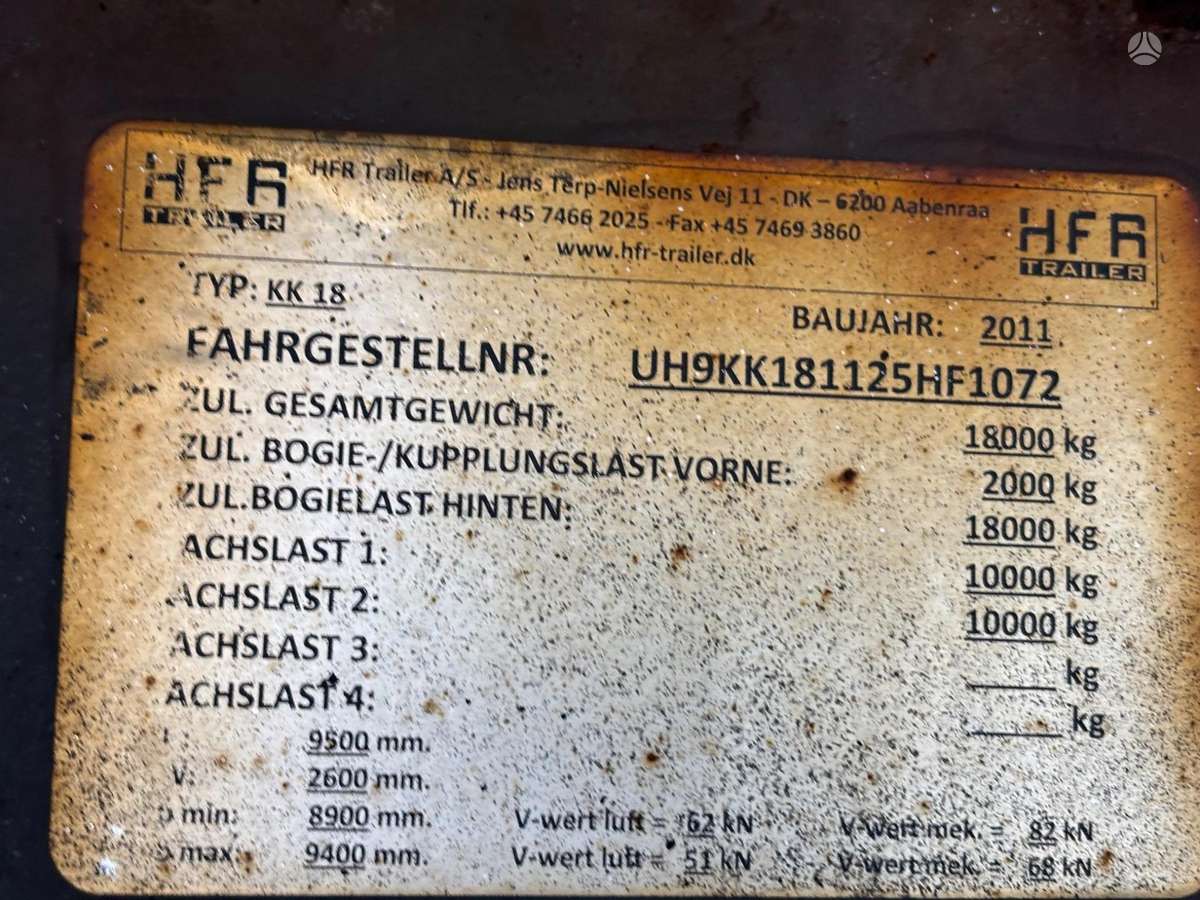 HFR KK18, рефрижераторы