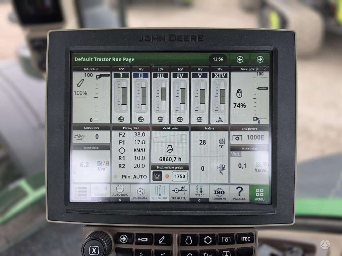 John Deere 7310R, traktoriai