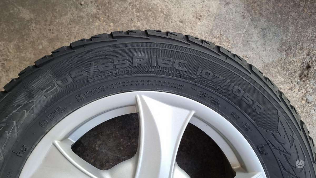 Volkswagen Transporter T-5, T-6, light alloy, R16
