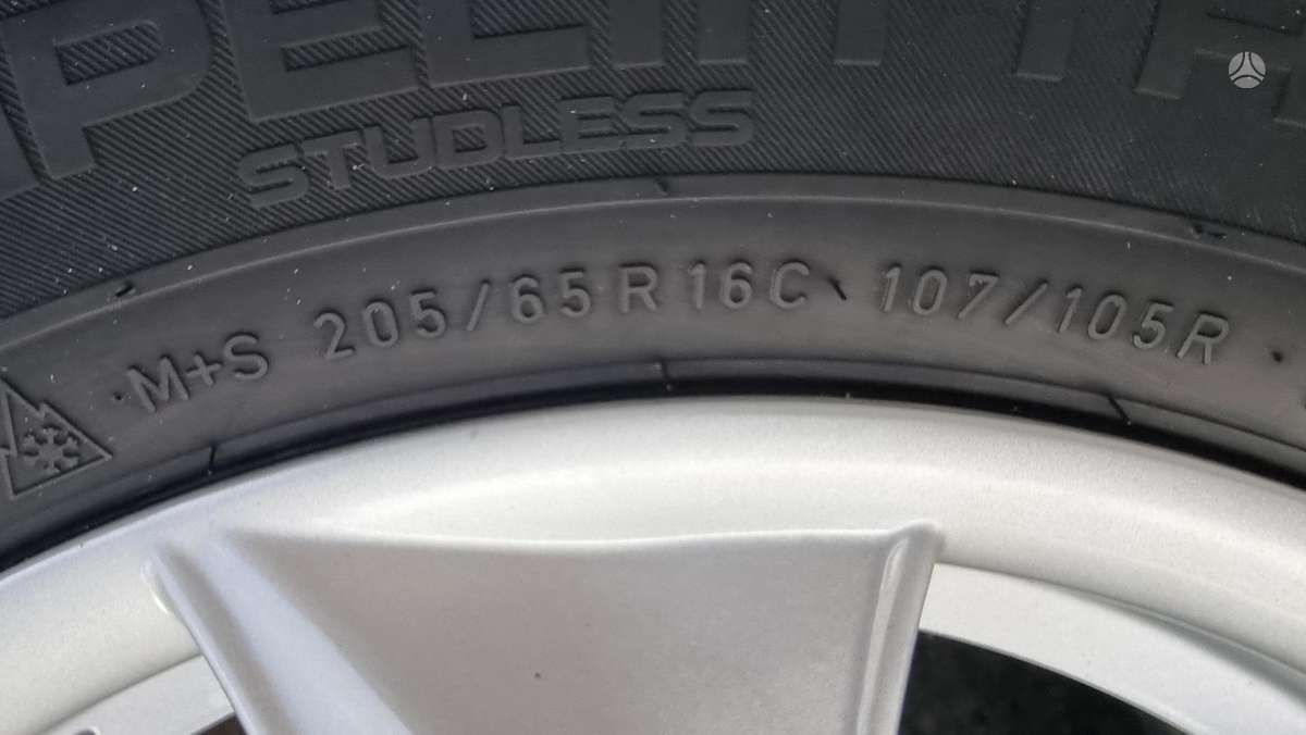 Volkswagen Transporter T-5, T-6, light alloy, R16
