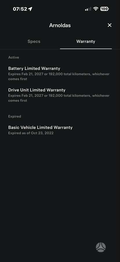 Tesla Model 3, 75 кВт·ч, Хэтчбек