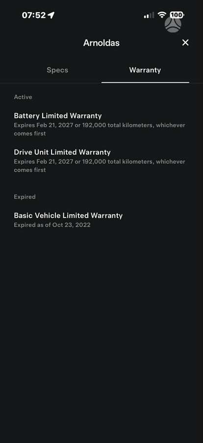 Tesla Model 3, 75 kWh, hatchback