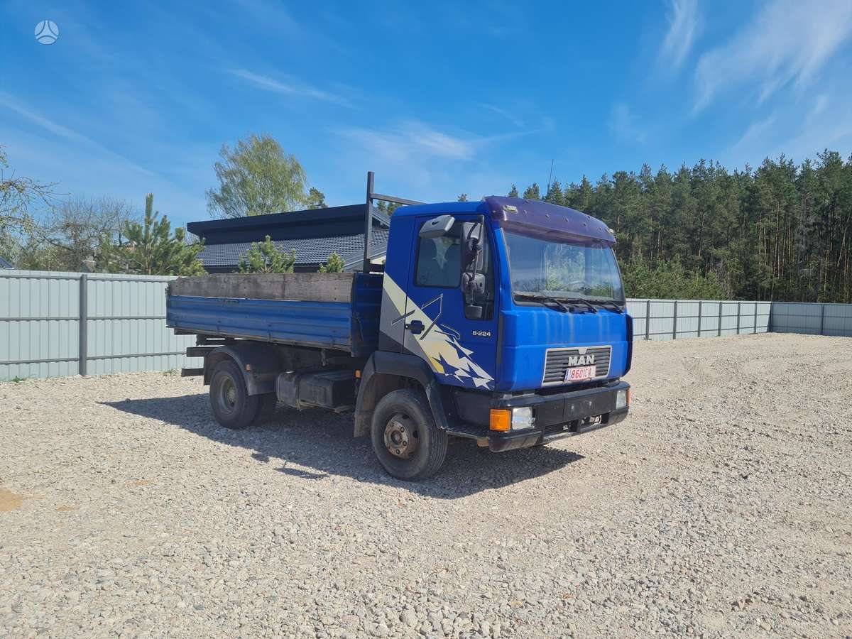 MAN 8.224, dumpers / tippers