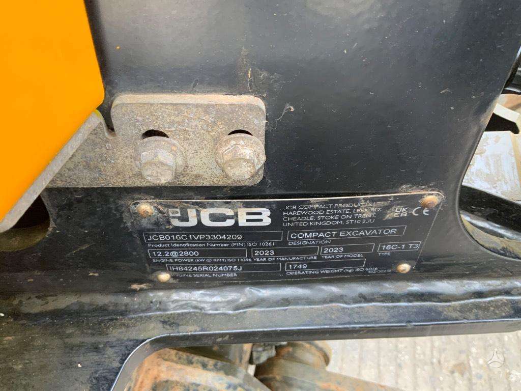 JCB 16 C-1, экскаваторы