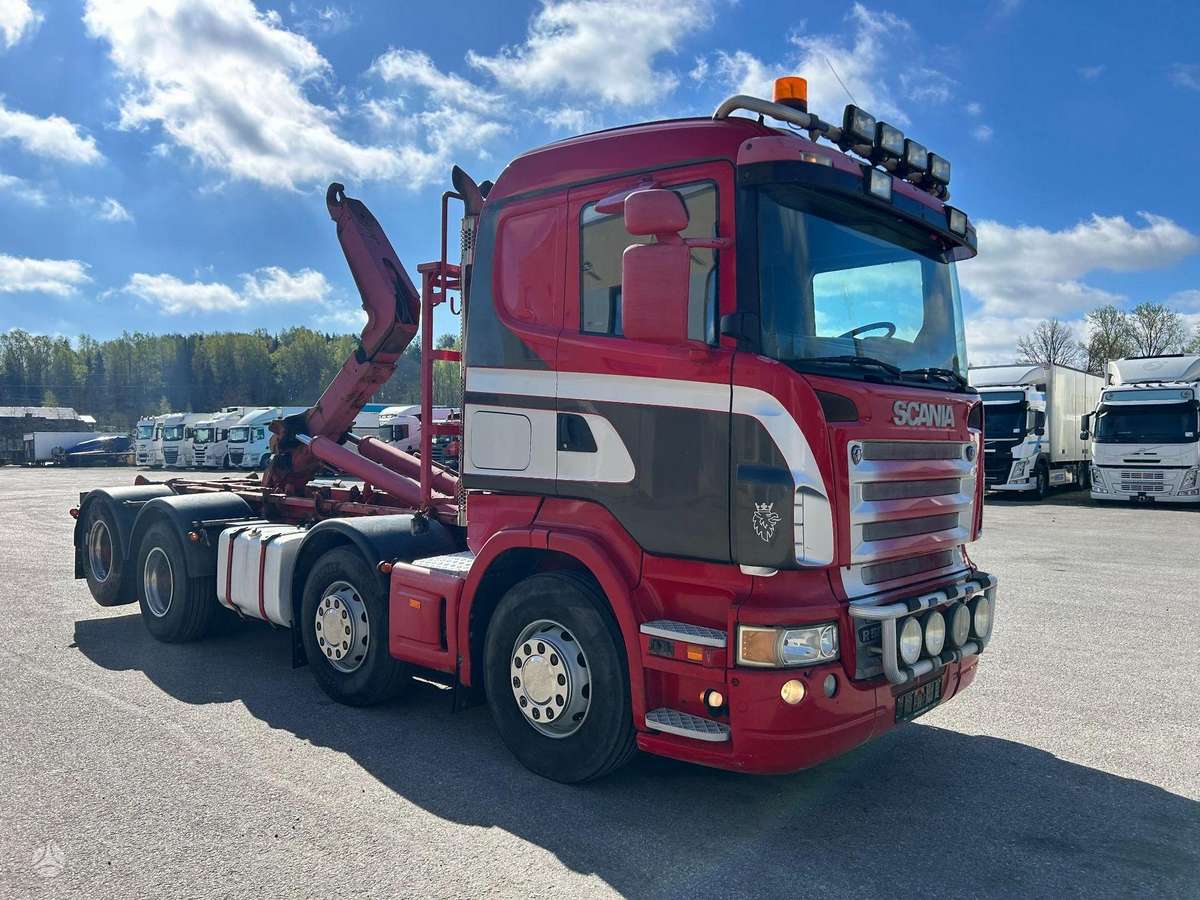 Scania R500, самосвалы с прицепoм