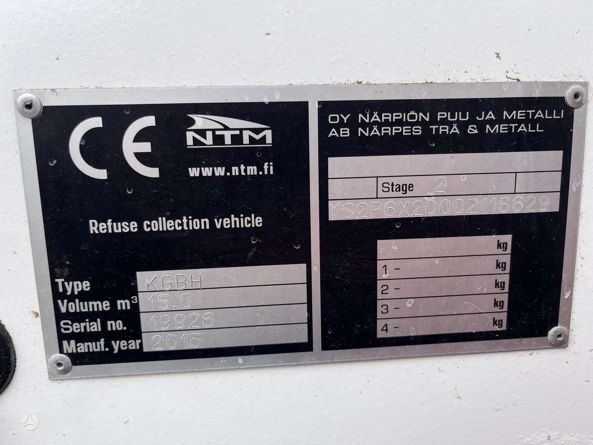 Scania P360, мусоровозы