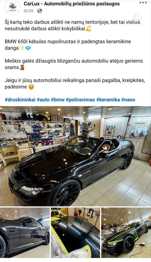 BMW 650, 4.8 l., convertible