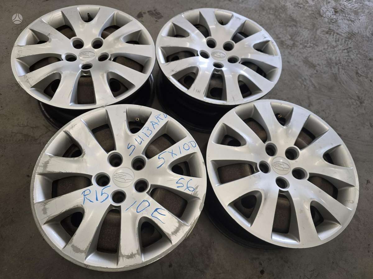 Subaru, plieniniai štampuoti, R15