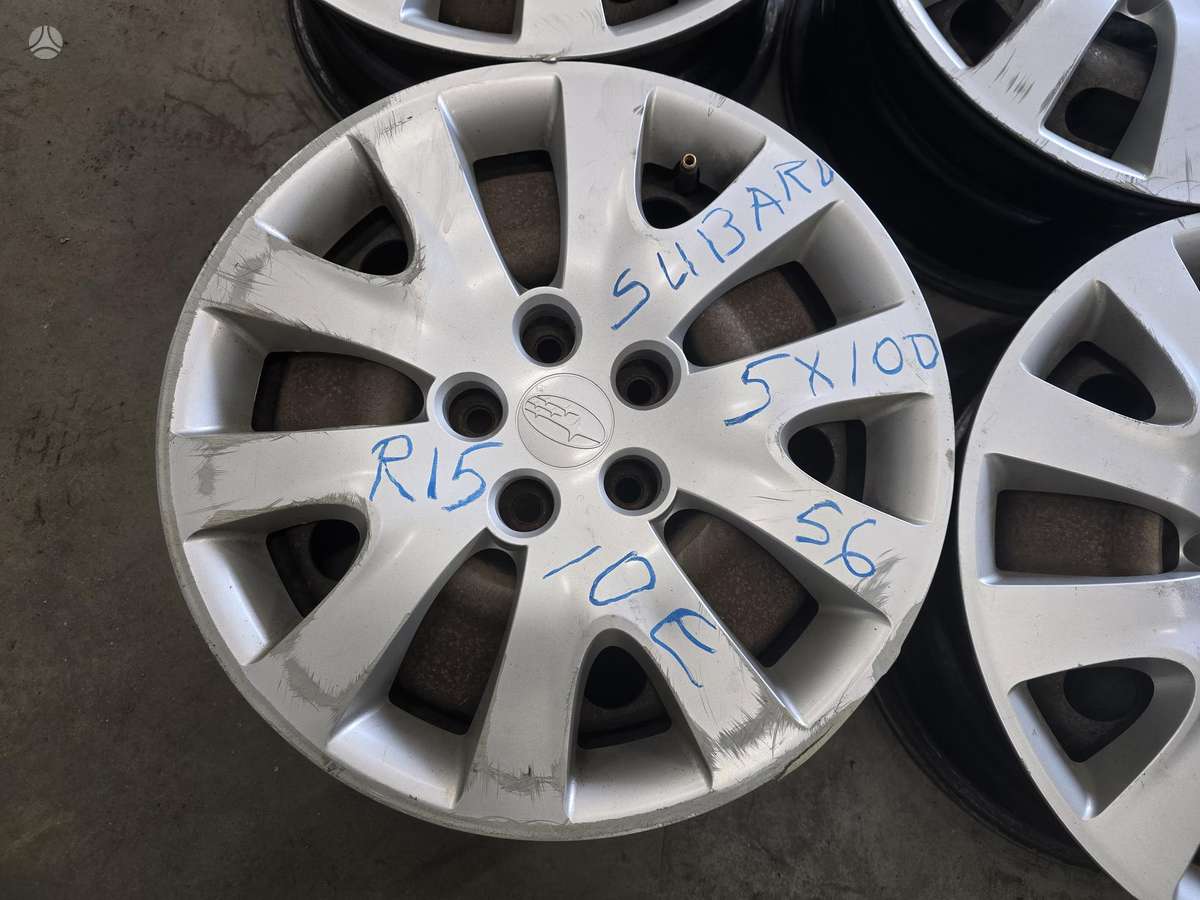 Subaru, plieniniai štampuoti, R15