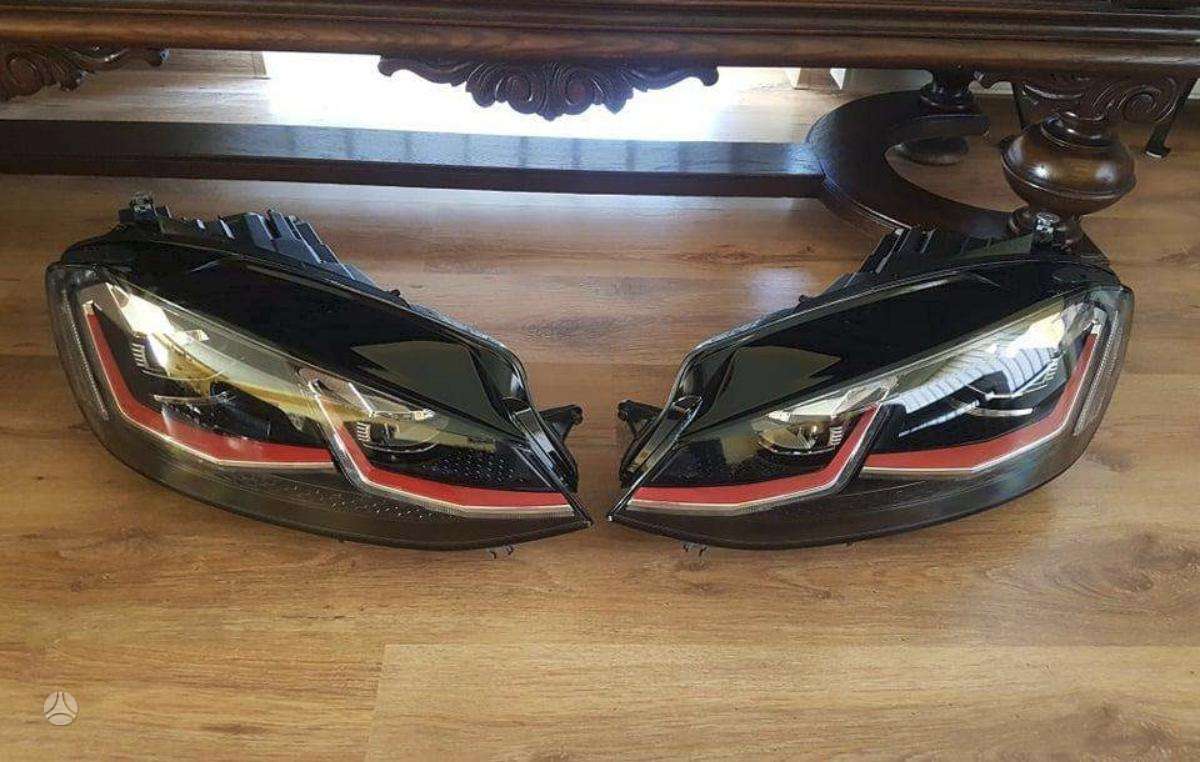 Volkswagen Golf, GTI, lights, front grill