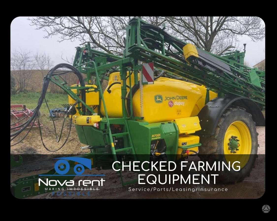 John Deere 732I, purkštuvai