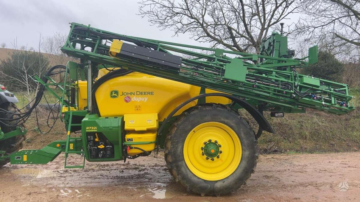 John Deere 732I, purkštuvai