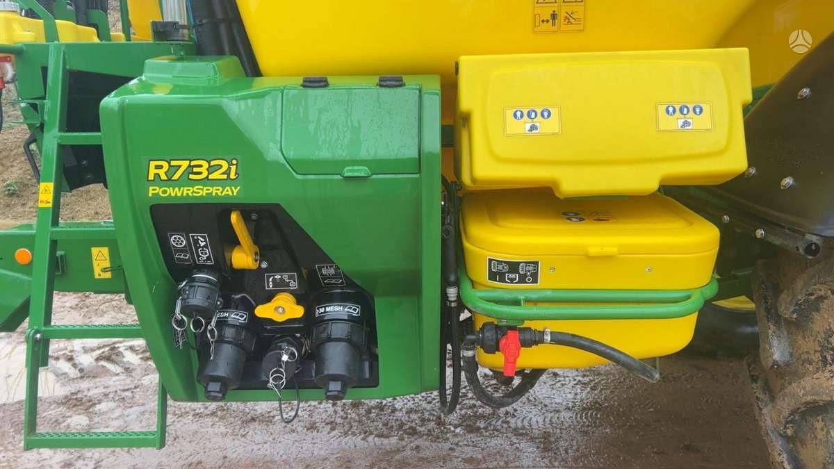 John Deere 732I, purkštuvai