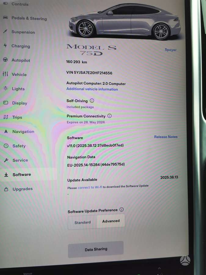 Tesla Model S, 75 kWh, hatchback