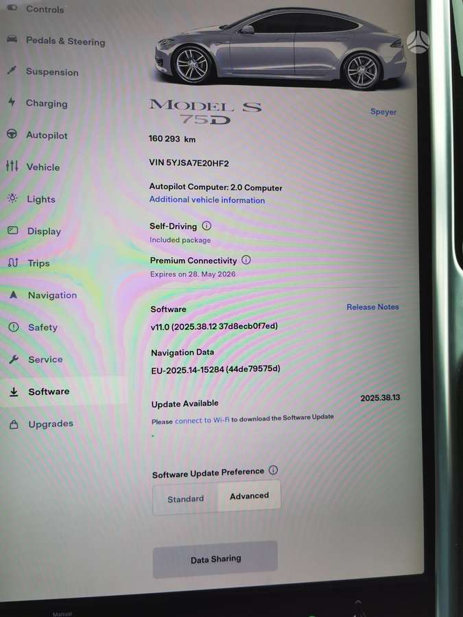 Tesla Model S, 75 kWh, hatchback