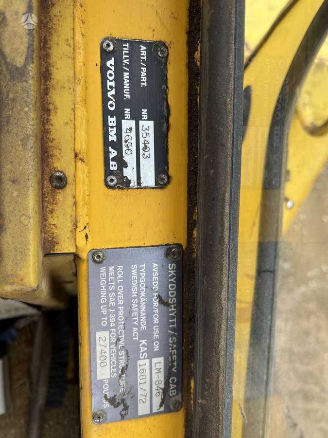 Volvo BM846, frontal loader