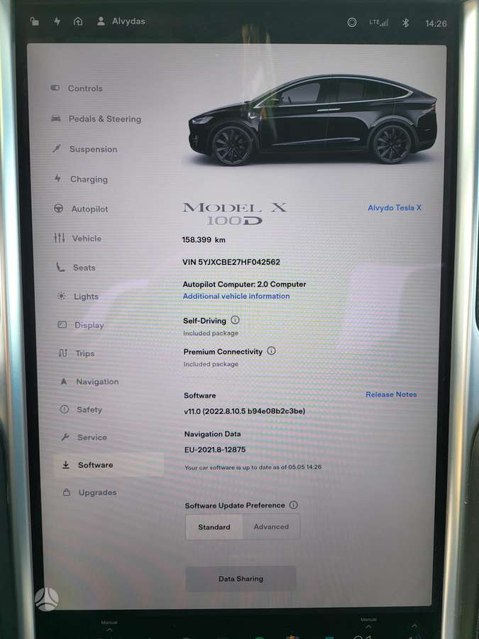 Tesla Model X, 100 kWh, wagon