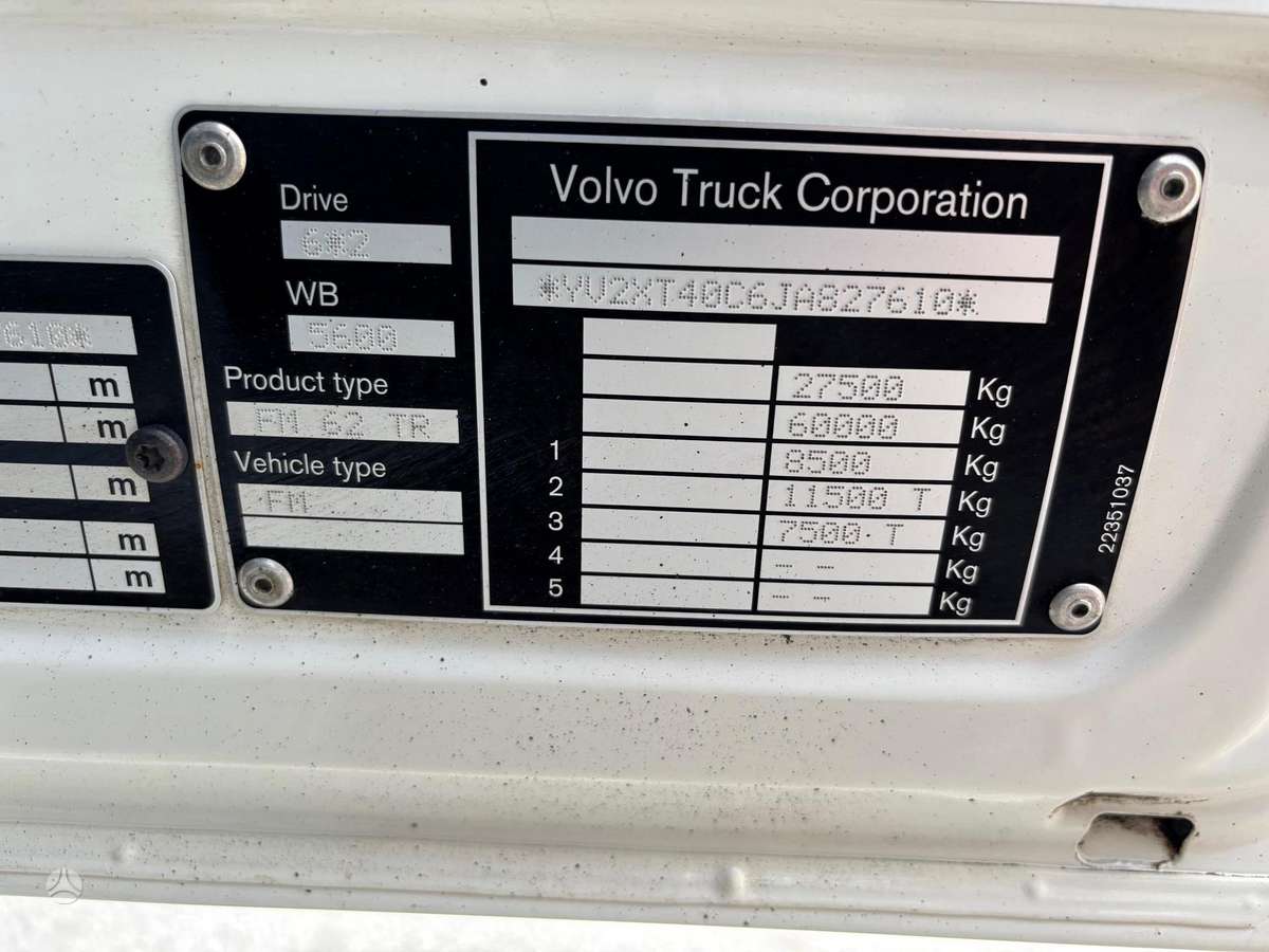 Volvo FM500, рефрижераторы