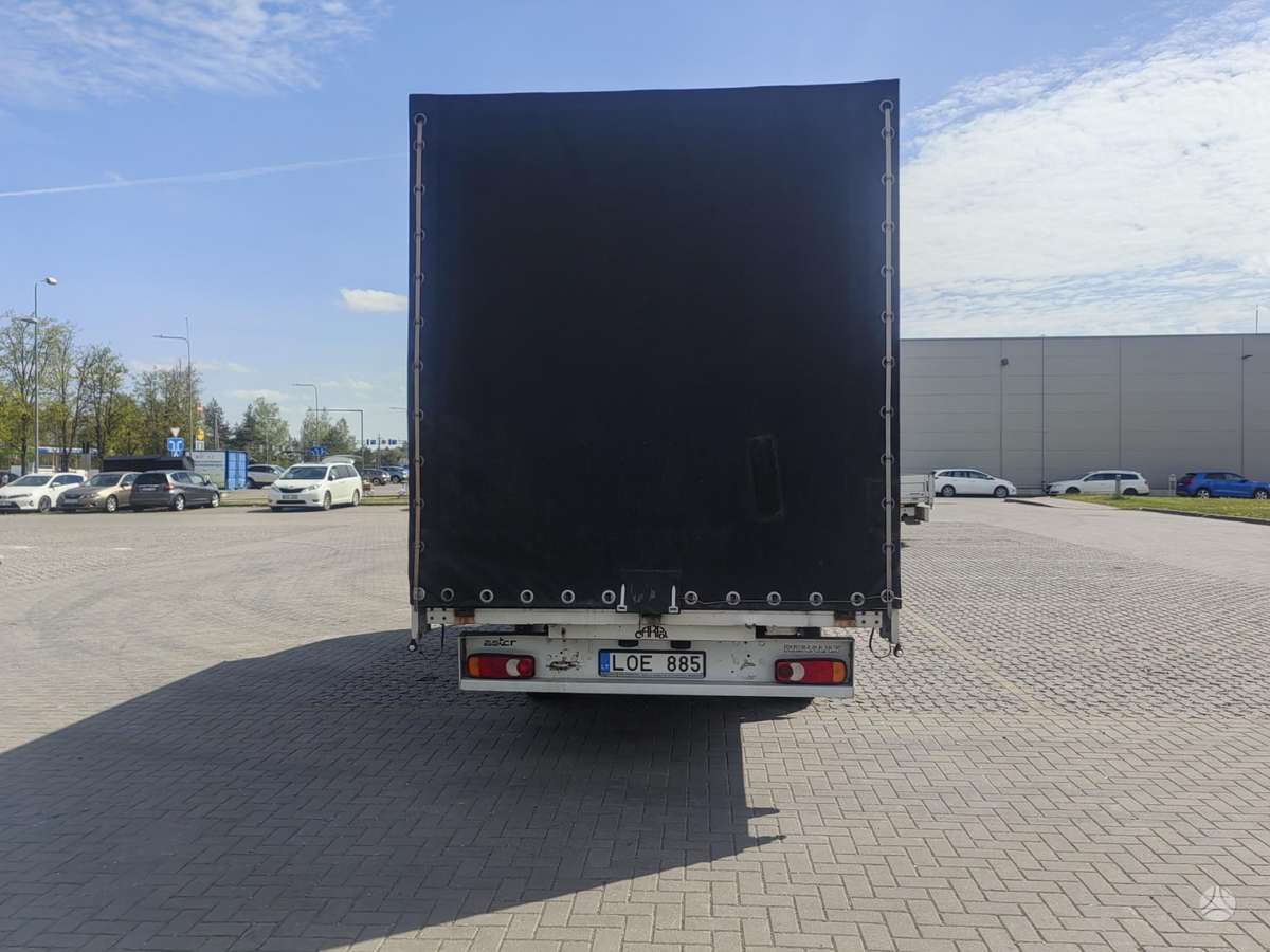 Renault Master, bortiniai su tentu