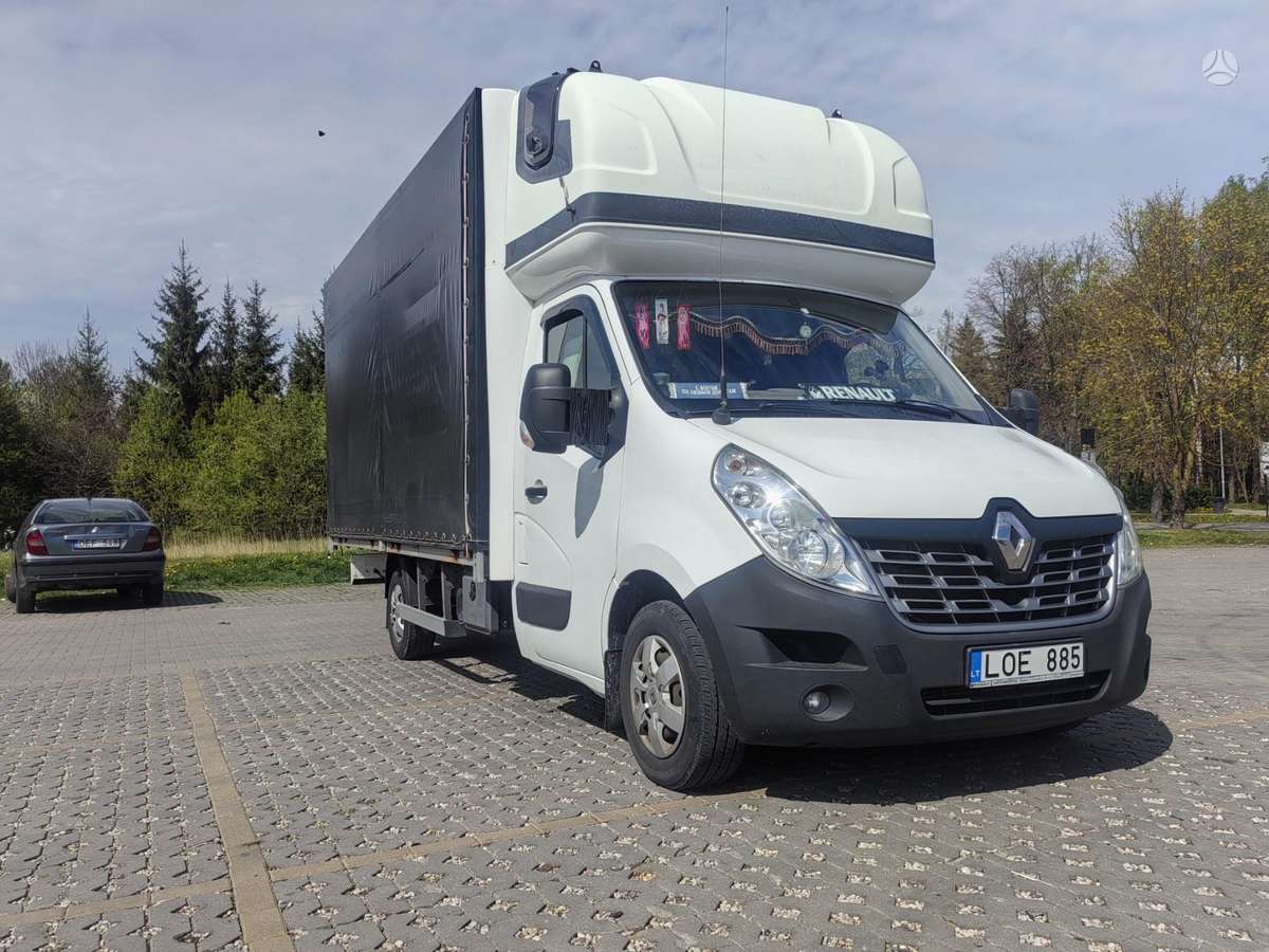 Renault Master, bortiniai su tentu