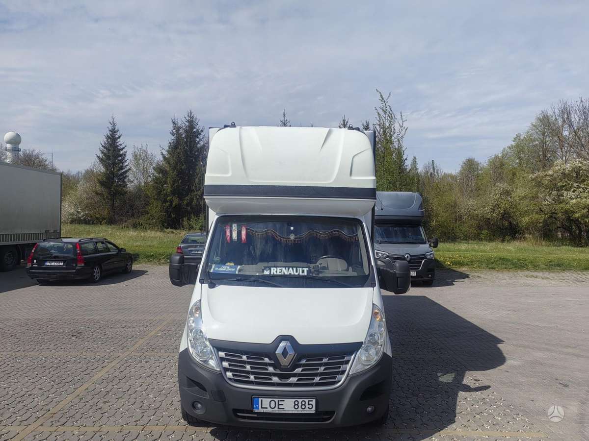 Renault Master, бортовые с тентом