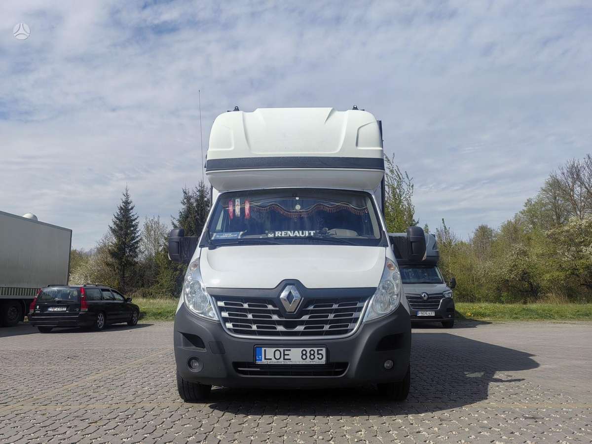 Renault Master, bortiniai su tentu