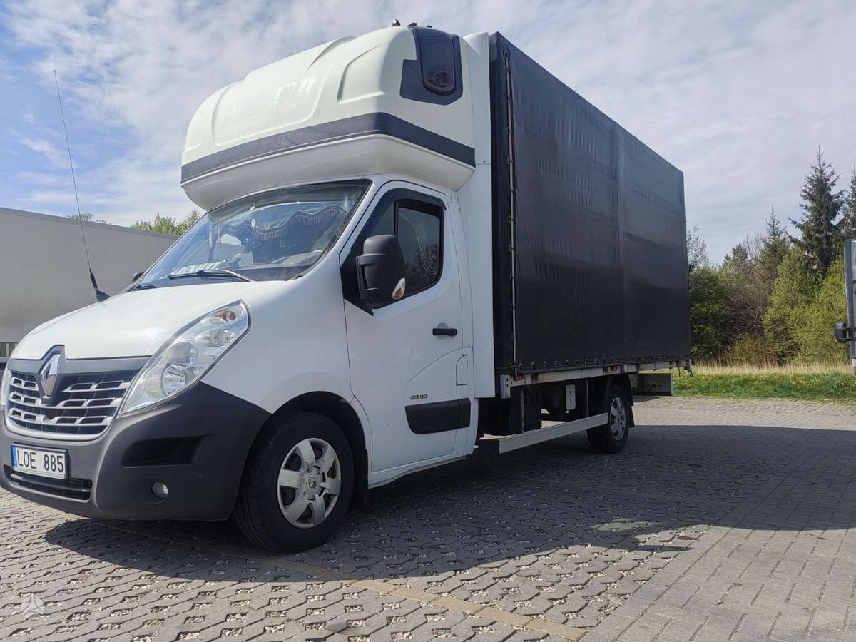 Renault Master, бортовые с тентом