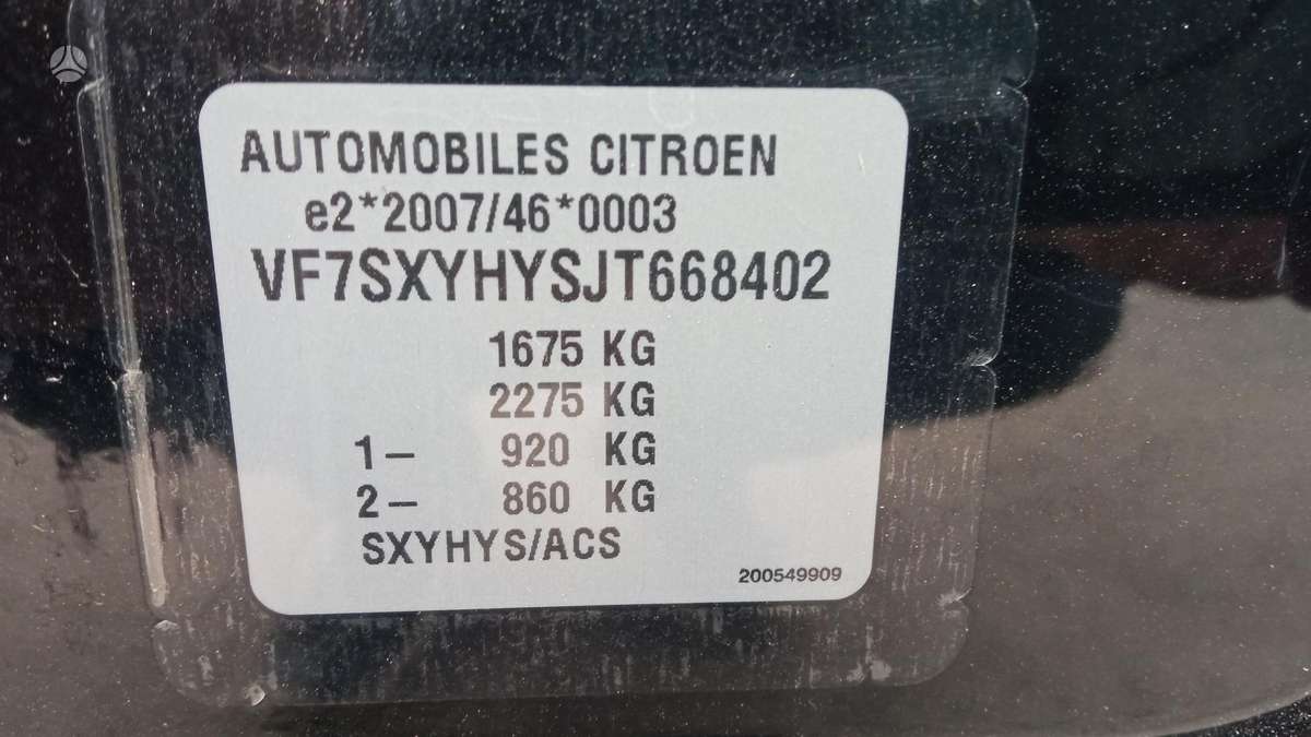 Citroen C3, 1.5 l., hatchback