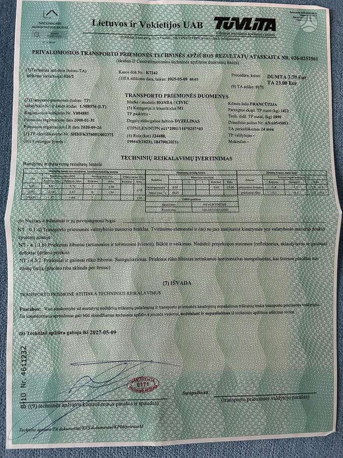 Honda Civic, 2.2 l., Хэтчбек