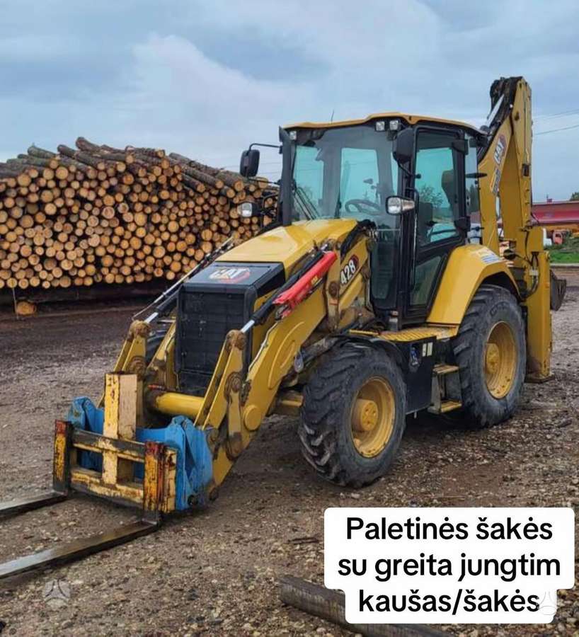Caterpillar 428, excavator loader