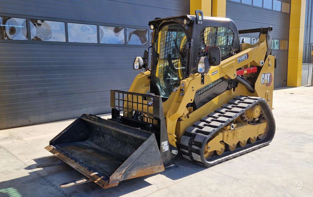 Caterpillar 259D3, mini krautuvai