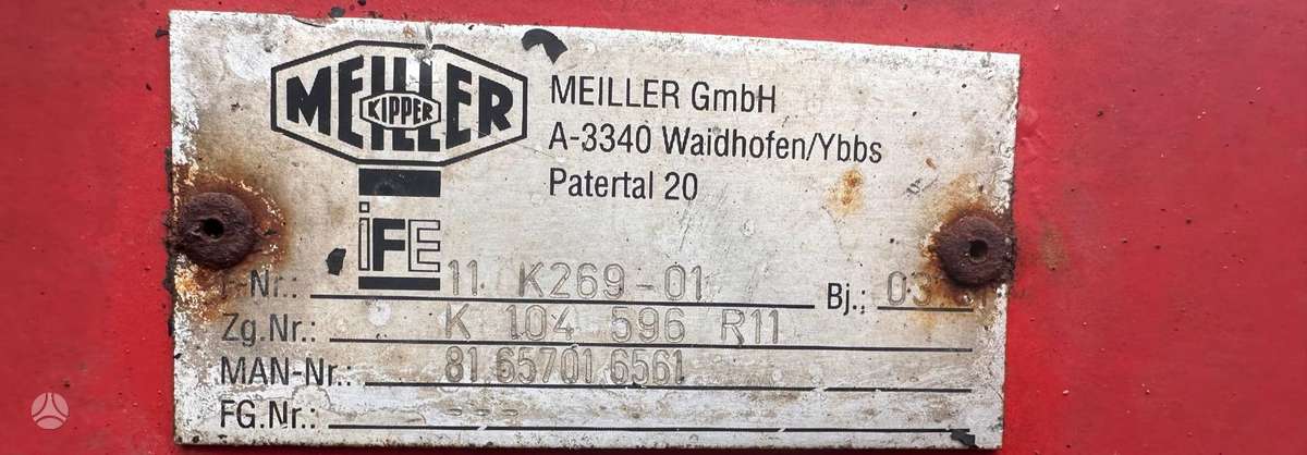MAN ME 280 B, dumpers / tippers