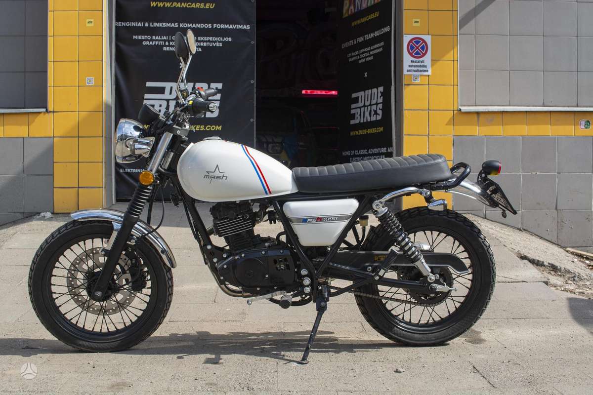 Mash Seventy 125cc, street / klasikiniai