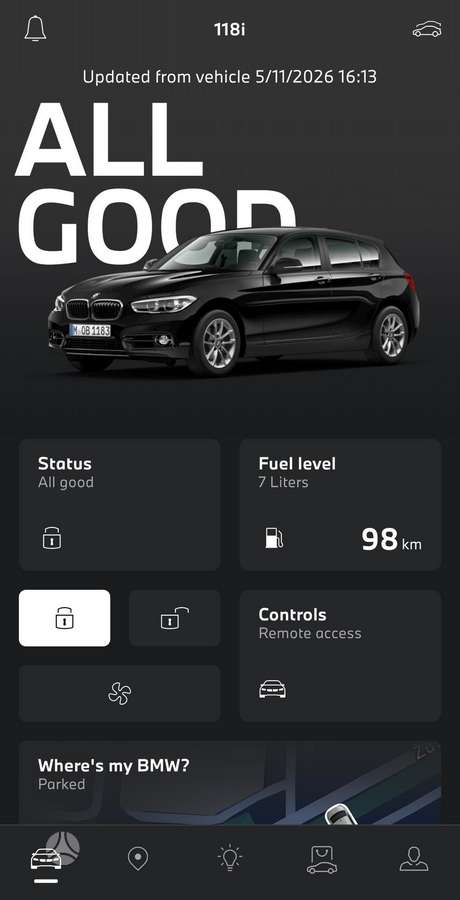 BMW 118, 1.5 l., hatchback