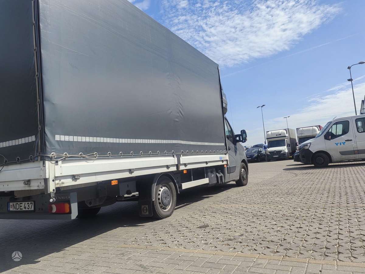 Renault Master, bortiniai su tentu