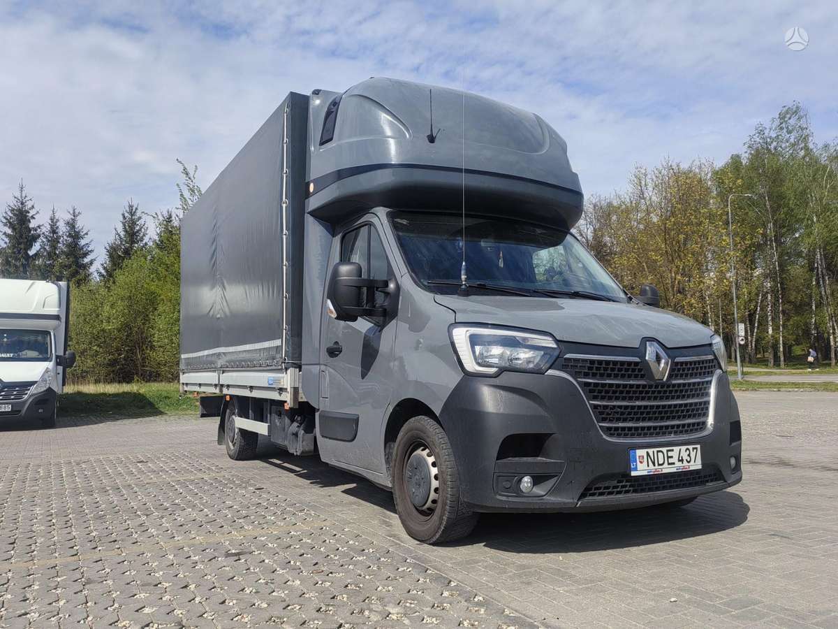 Renault Master, бортовые с тентом
