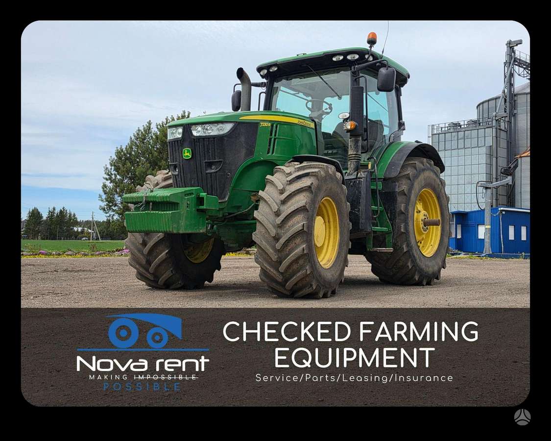 John Deere 7230R, traktoriai