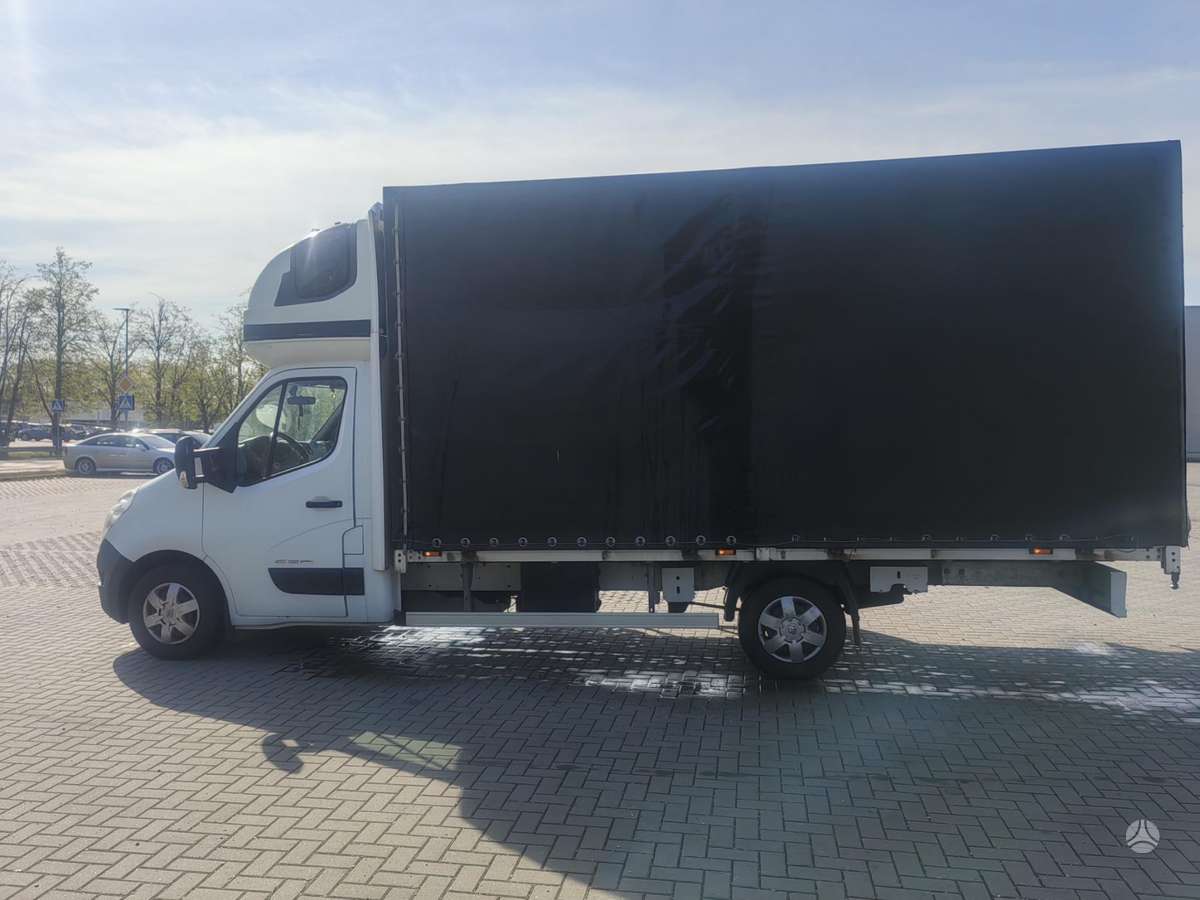 Renault Master, бортовые с тентом