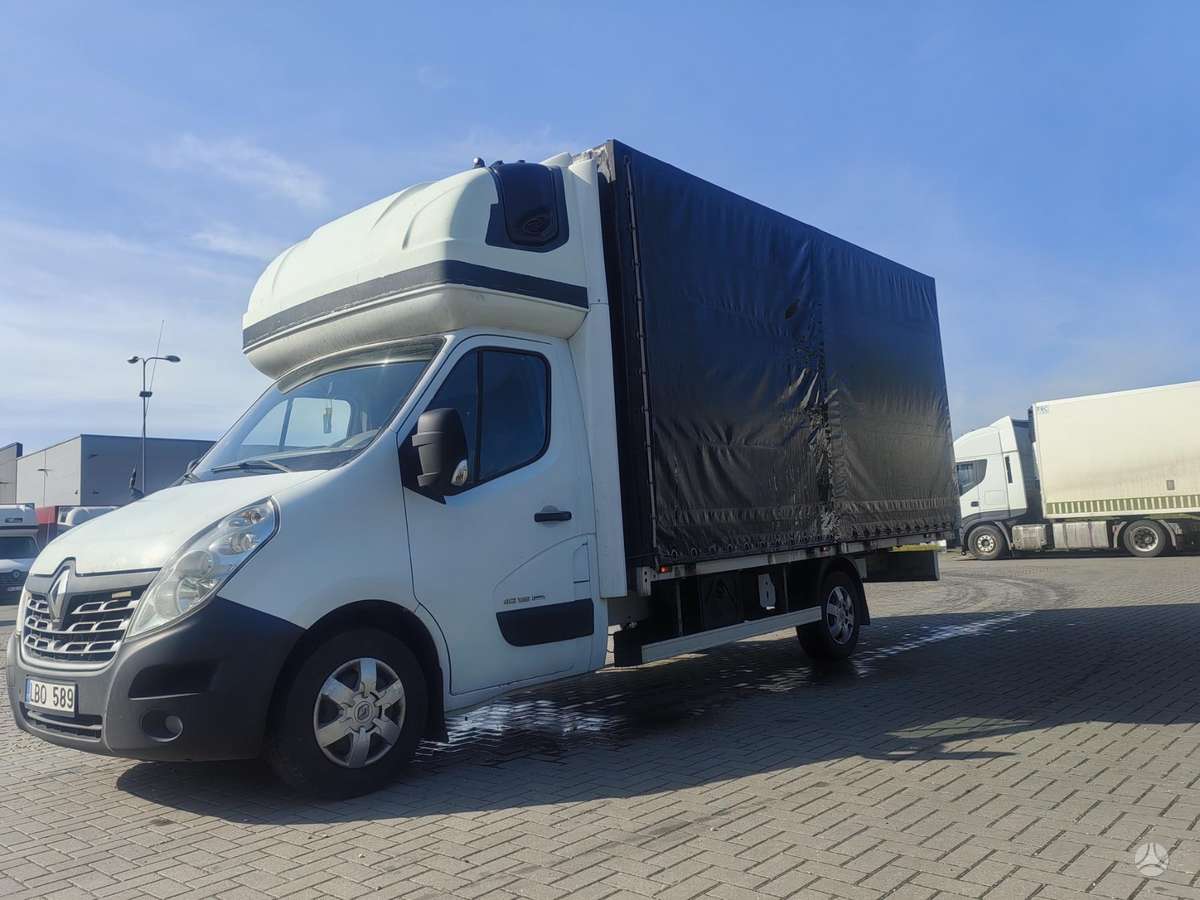 Renault Master, бортовые с тентом