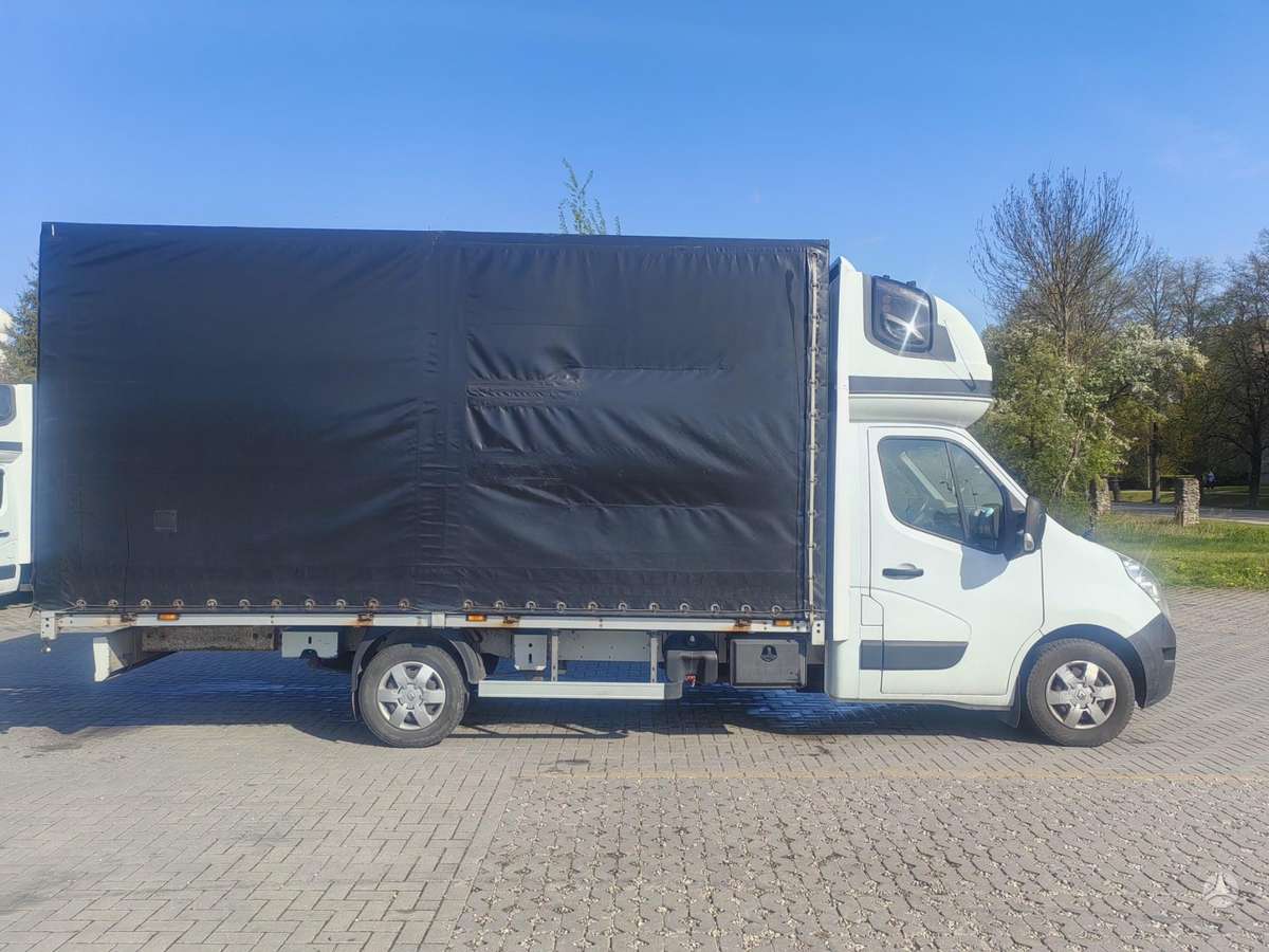 Renault Master, bortiniai su tentu