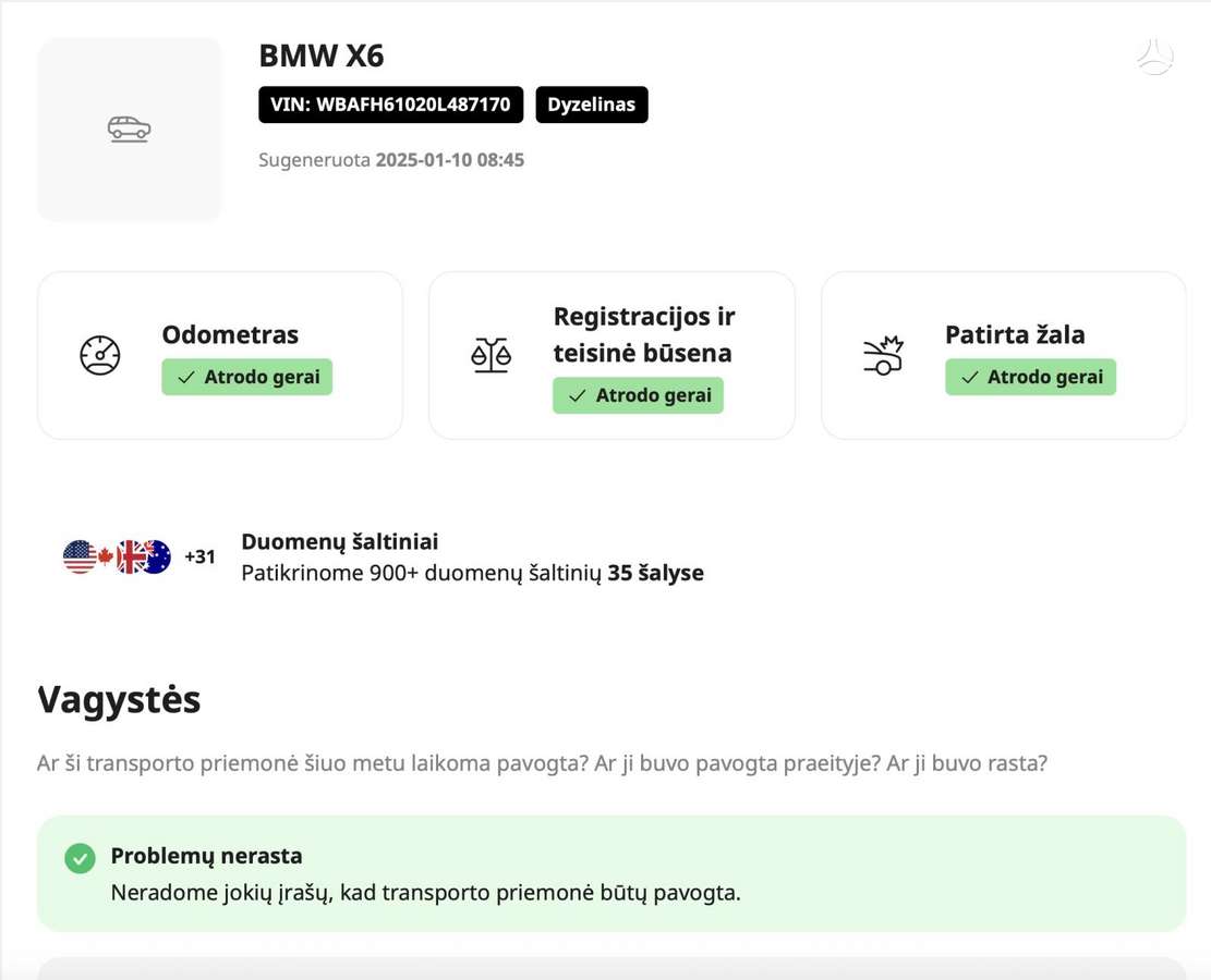 BMW X6, 3.0 l., off-road / crossover